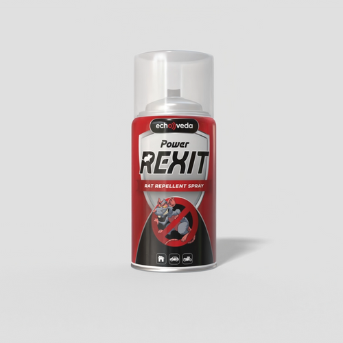 Echoveda Rat Repellent Spray (150ml) | Anti-Rodent Spray for Cars, Bikes, Homes & Engine Bays | Long-Lasting Protection from Rats & Mice | Safe, Non-Toxic & Easy to Use